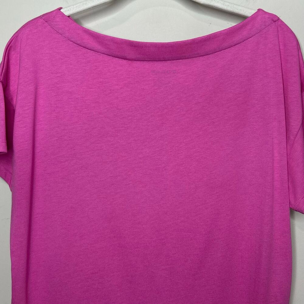 Boden Pink Supersoft Boat Neck T-Shirt Size 10 Slim Fit - Picture 6 of 9